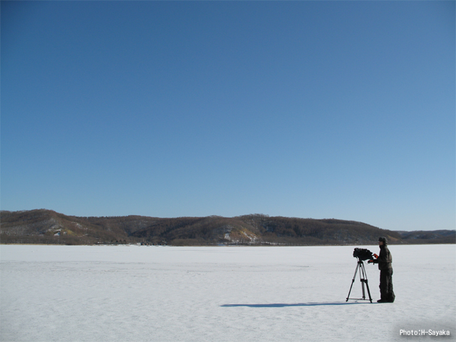 VINZ 雪景色撮影・活動風景 北海道 釧路湿原 VINZ 雪景色撮影・活動風景 北海道 釧路湿原